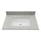 Msi Drifting Fog 31in x 22in Single Bathroom Vanity Top With Sink ZOR-VANS-3122-0028 - alternate 1
