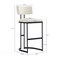 Manhattan Comfort Juno Metal Barstool in Ivory BS1641-1 - alternate 9