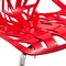 Leisuremod Modern Asbury Dining Chair with Chromed Legs, Red, 4PK AC16R4 - alternate 7