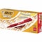 Bic Retractable Ballpoint Pen, Medium 1.0 mm, Red PK12 BICSCSM11RD - alternate 2