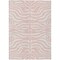 Homeroots 8' X 10' Pink And Gray Animal Print Washable Indoor Outdoor Area Rug 600639 - alternate 8