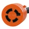 Ac Works SOOW Extension Cord, 12 AWG, 12/3, 1 Outlets, L15-20R, Black, Rubber, L15-20P, 25 ft L1520PR-025 - alternate 5