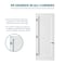 Reso 24 in. x 84 in. Single Panel Solid Core  Primed Smooth Texture Interior Door Slab RID-2484-W-1 - alternate 10