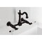 Kingston Brass Two-Handle Wall Mount Bridge Kitchen Faucet, Oil Rubbed Bronze KS2445WLL - alternate 5