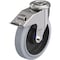 Blickle SS, Kingpin Swivel Cstr, Solid Rbbr, 8", Brk LEXR-POEV 200XKA-FI-SG - alternate 1