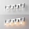 Jonathan Y Irving 27.75" 4-Light Seeded Glass/Iron Modern Contemporary LED Vanity Light, Chrome JYL7558C - alternate 12