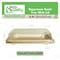 Ecoquality 0.8L Compostable Natural Sugarcane Bagasse With Lid Small Take Out Sushi Tray, 100PK EQ08LSUSHIWL-100 - alternate 8