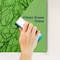 Fab Glass And Mirror Magnetic Dry Erase Glass Board, Green Frameless Surface Glass Board with Eased Corners - Includ GBZ36x60-SB602 - alternate 8
