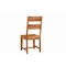 Homeroots Set of Two Brown Solid Wood Ladder Back Dining Side Chairs 565290 - alternate 8