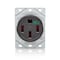 Leviton EV Charging Outlet, 50 Amp, WR NEMA, 14-50R 1450W - alternate 1