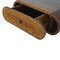 Homeroots 18" Chestnut Solid Wood Oval One Drawer Floating Nightstand 653812 - alternate 14