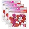Ready 2 Learn Glitter Foam Stickers, Hearts, Red, Pink and Silver, 168-Piece Set, 3PK CE10087 - alternate 1