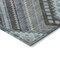 Homeroots 8' X 10' Pewter Charcoal And Sky Blue Tribal Washable Indoor Outdoor Area Rug 598151 - alternate 8