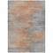 Homeroots 5' X 8' Salmon Gray And Charcoal Abstract Washable Indoor Outdoor Area Rug 587177 - alternate 9
