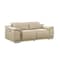Homeroots 76in Cream and Silver Italian Leather Power Reclining Loveseat 720513 - alternate 8