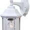 Homeroots XL White Clear Glass Swing Arm Wall Light 398582 - alternate 5