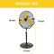 Edendirect 30 in. 3 Speeds Pedestal Fan in Yellow with Powerful 1/3 Motor IR-FANP30T - alternate 7
