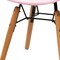Homeroots Set Of Four Pink And Brown Heavy Duty Plastic And Wood Juvenile Side Chairs, 4PK 554663 - alternate 9