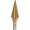 Neiko Titanium Step Drill Bit, High-Speed Alloy-Steel Bit, 10 Step Sizes from 3/16 Inch to 7/8 Inch 10185A - alternate 1