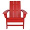 Newtechwood Modern Flat Top Adirondack Chair in Ruby Red P013-896 - alternate 6