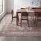 Jonathan Y Eleanor Vintage Medallion Border Non-Slip Machine-Washable Green/Brown 4 ft. x 6 ft. Area Rug VOR100K-4 - alternate 1