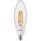 Signify 40W Equivalent Soft White B11 Dusk to Dawn LED Decorative Light Bulb, 2PK 586917 - alternate 6