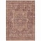 Homeroots 9' X 12' Burgundy Medallion Washable Indoor Outdoor Area Rug 607996 - alternate 9