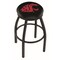 Holland Bar Stool Co 25" Blk Wrinkle Washington State Swivel Bar Stool, Accent Ring L8B2B25WashSt - alternate 1