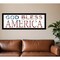 Homeroots God Bless America 6 Black Framed Print Wall Art 407590 - alternate 6