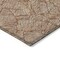 Homeroots 5' X 8' Copper And Beige Floral Washable Indoor Outdoor Area Rug 594654 - alternate 9