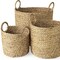 Homeroots Set of Three Brown Wicker Basket, 3PK 392168 - alternate 10