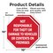 Signmission Not Responsible for Theft or Damage, 10 inch X 10 inch, Plastic Sign, 2PK OC-P-2PACK-10-106 - alternate 7