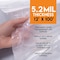 Xpose Safety Tarp, 12 ft x 100 ft, 5.2 Mil, White, Polyethylene C-612IS-X - alternate 6