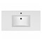 Whitehaus Collection 43 in Countertop Vanity Sink with Integrated Rectangular Bowl, Single Faucet Drilling and Overflow WHCS4322-1H - alternate 5