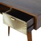 Homeroots 35" Brown Solid Wood Writing Desk 723448 - alternate 9