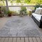 Homeroots 10' X 14' Gray Silver And Charcoal Abstract Washable Indoor Outdoor Area Rug 582799 - alternate 8