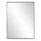 Homeroots 40" Black Metal Framed Accent Mirror 383724 - alternate 7