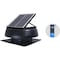 Iliving Smart Solar Attic Round 14 in. Black 1150 CFM, Cools up to 2000 sq. ft. Exhaust Fan ILG8SF301 - alternate 1