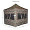 King Canopy 2in1 Hunting Blind & Instant Pop Up Tent 10ftx10ft, 1.5in Hexagon Alum Frame, Camouflage HBA10X10 - alternate 3