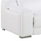 Homeroots 100" White Italian Leather Reclining USB Sofa 632867 - alternate 9