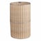 Happimess Cecil Modern 4.13-Gallon Natural Wicker Cylinder Waste Basket, Natural/Silver HPM1100B - alternate 7