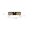 Homeroots 48" Beige and Black Cabinet Open And Enclosed Storage TV Stand 546401 - alternate 8