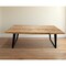 Homeroots 63" Natural And Black Solid Wood And Iron Sled Base Dining Table 488685 - alternate 6