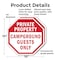 Signmission Private Property Campground Guests, 10 inch X 10 inch, Plastic Sign, 2PK OC-P-2PACK-10-31 - alternate 7