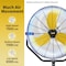 Edendirect 30 in. 3 Speeds Pedestal Fan in Yellow with Powerful 1/3 Motor IR-FANP30T - alternate 9