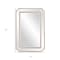 Homeroots Recatngle Gold Leaf Mirror With Angled Corners Frame 383725 - alternate 6