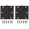 Prosource Square Corner Door Hinge, Steel, Oil-Rubbed Bronze, Loose Pin, 180 deg Range of Motion BH-202ORB-PS - alternate 1