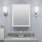 Zenith Zenna Home White 20'' W. x 25'' H. x 4.5'' D. Single Mirror Surface Mount Framed Medicine Cabinet WRW2025 - alternate 5