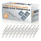 Jrex Safety Galvanized Steel Hook and Eye Turnbuckle - 3/8" x 6", 20PK GTB38-JR-HE-20PK - alternate 1