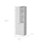 Homeroots 67in White Wood Two Door Pantry Or Storage Closet 552289 - alternate 6